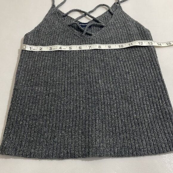 American Eagle Outfitters Cropped V-Neck Sweater Cami - Picture 6 of 6